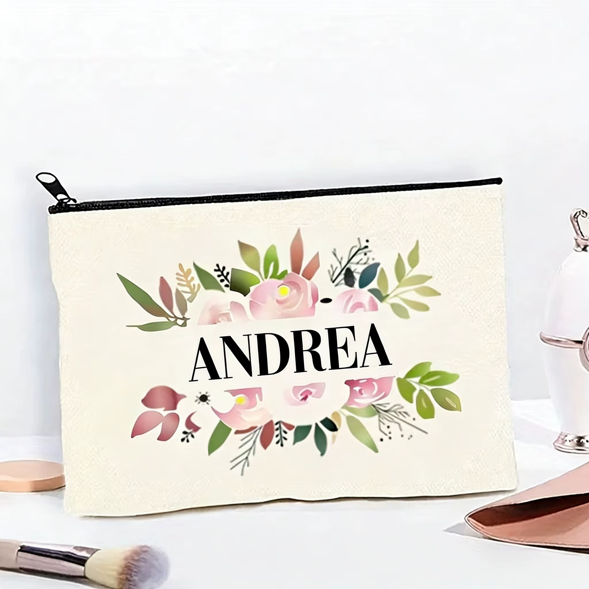 Trousse de maquillage personnalisée avec nom