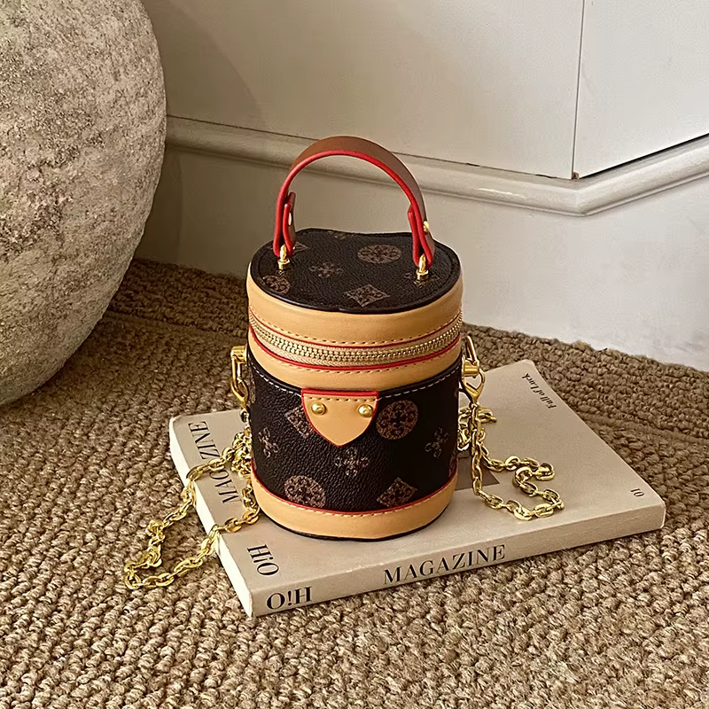 Sac à main pour femme, mini sac seau floral pour rouge à lèvres