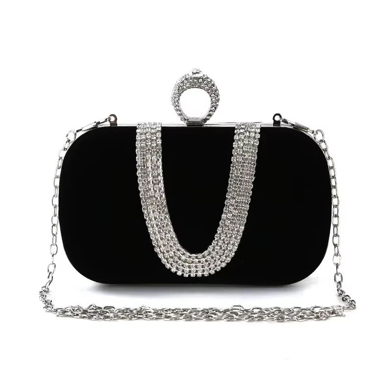 Sac à main de soirée en diamant pour femme