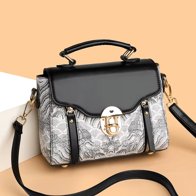 Sac à main en cuir souple de haute qualité pour femmes