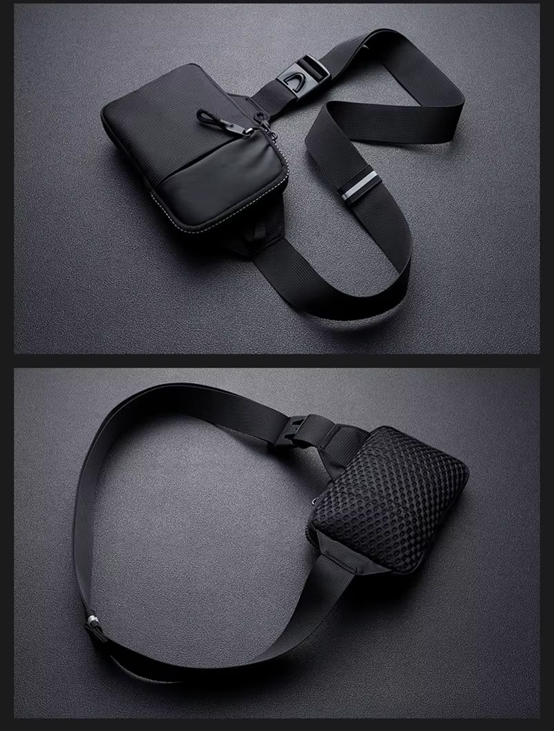 Un mini sac à bandoulière élégant pour hommes