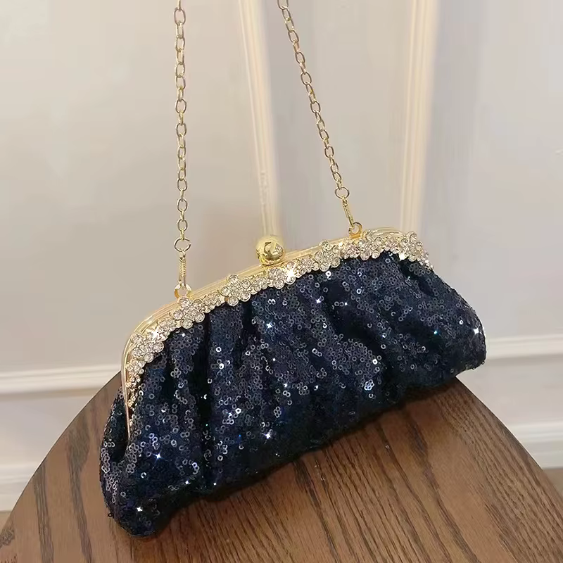 Pochette bleue pour femmes