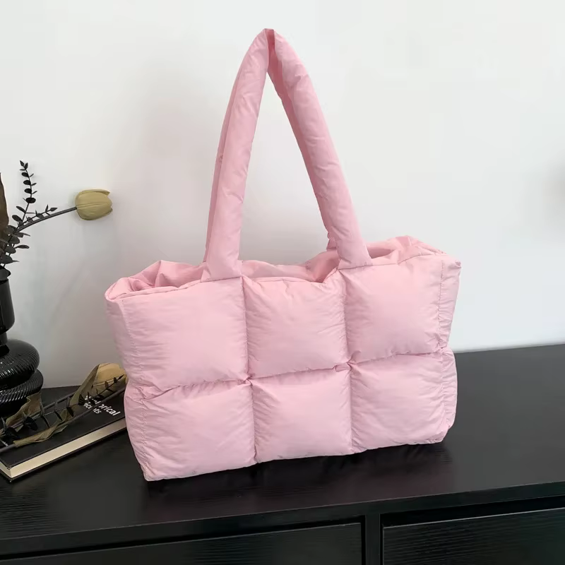 Sac matelassé à carreaux pour femmes