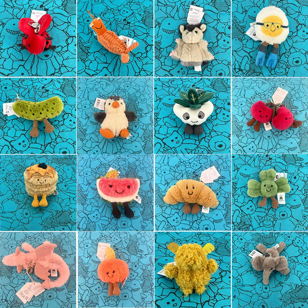 Nouveau porte-clés en peluche Kawaii pour sac à main