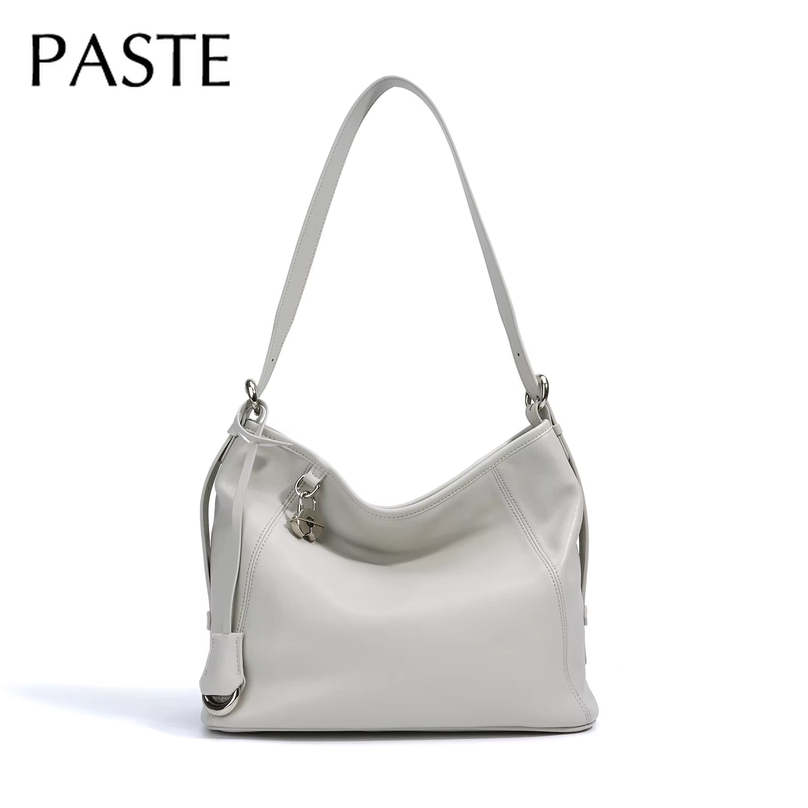 Sac à main en cuir de vache brillant pour femmes