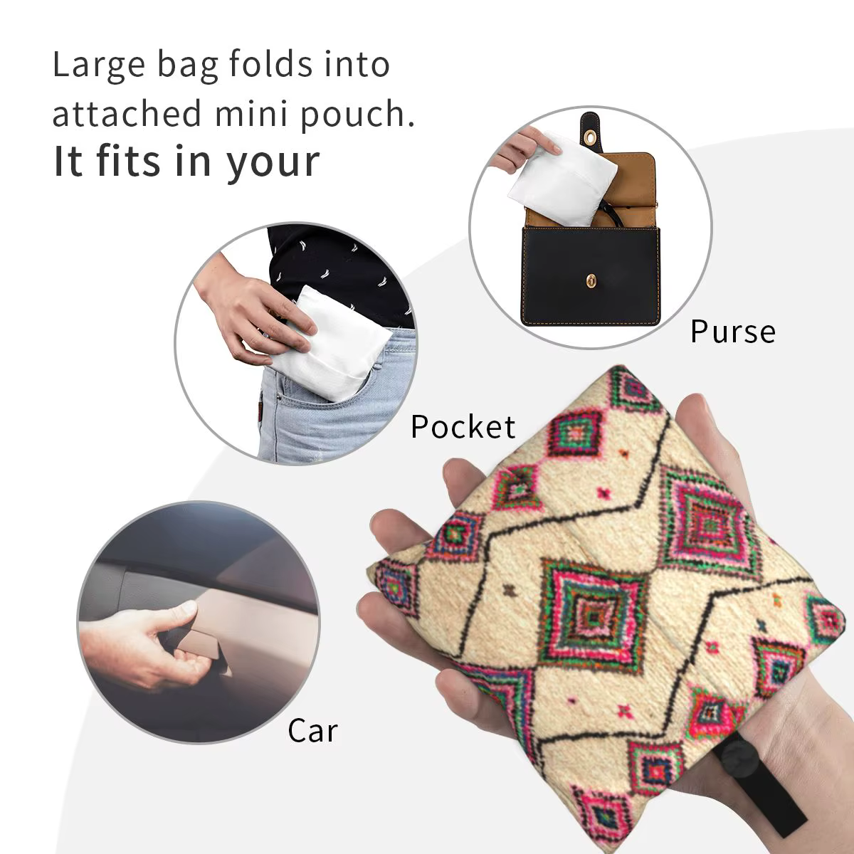 Sac à Main Personnalisé de Style Marocain Berbère Lea Boho