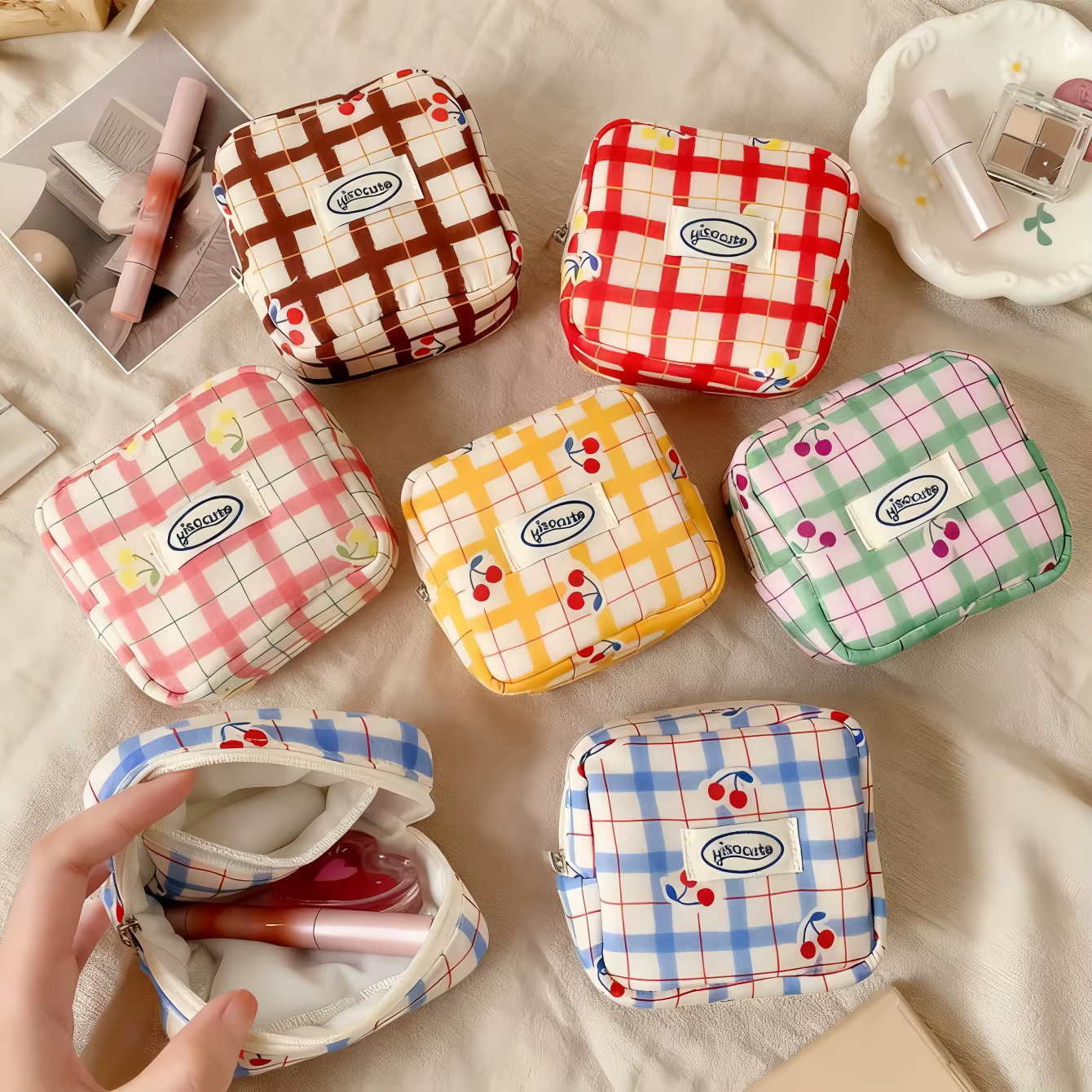 Petite pochette à cosmétiques pour sac à main
