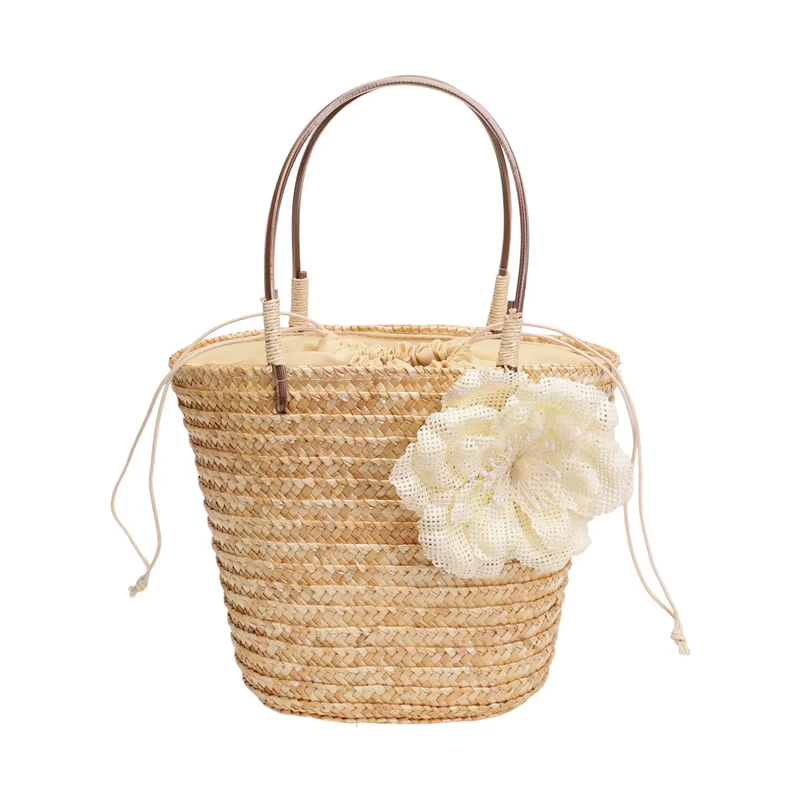 Sacs à main en paille au design simple pour femmes