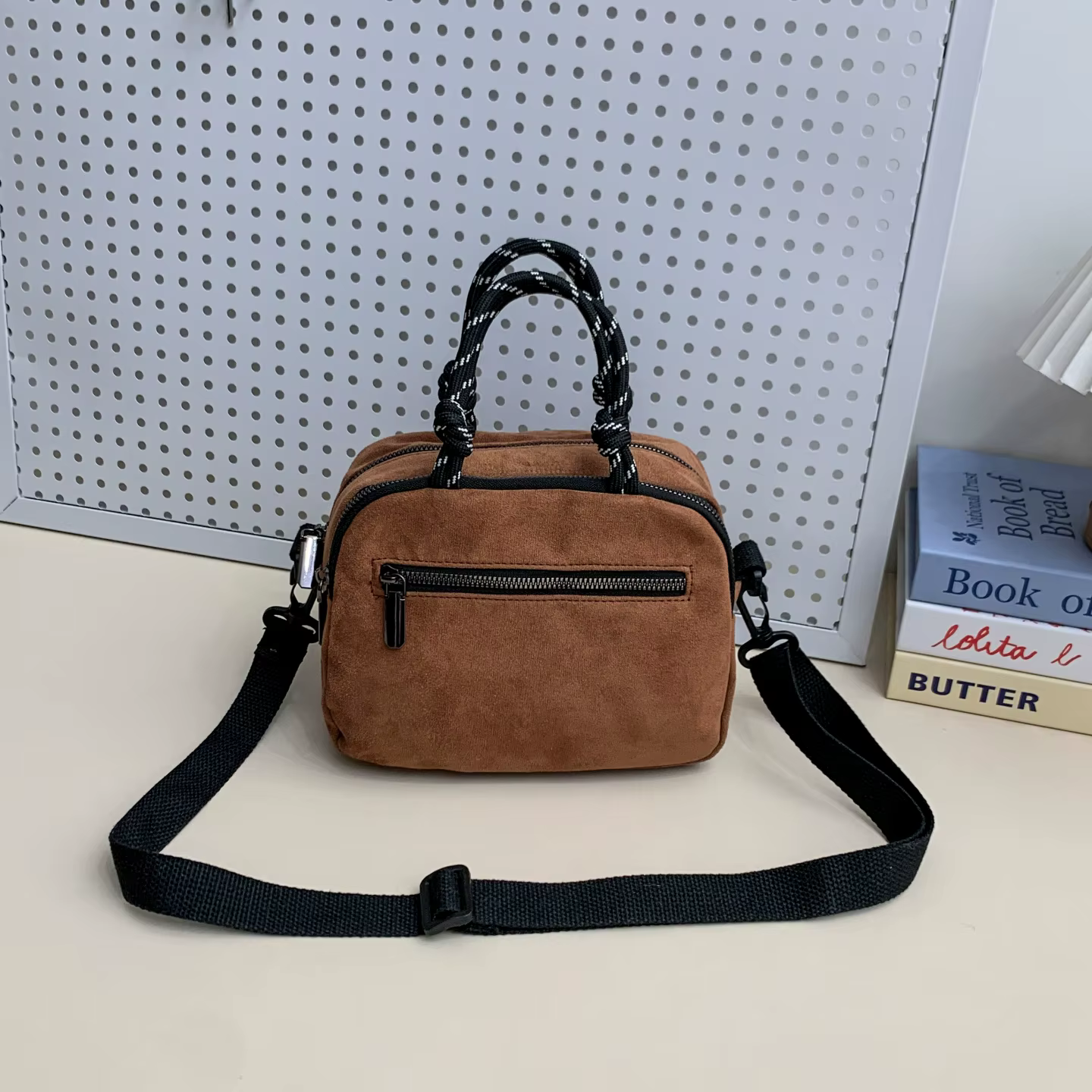 Sac fourre-tout multi-usage en daim pour femme