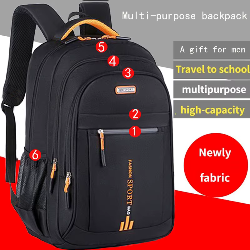 Printemps nouveau sac à dos mâle loisirs voyage d'affaires sac à dos grande capacité junior lycée sac femme ordinateur sac pour hommes
