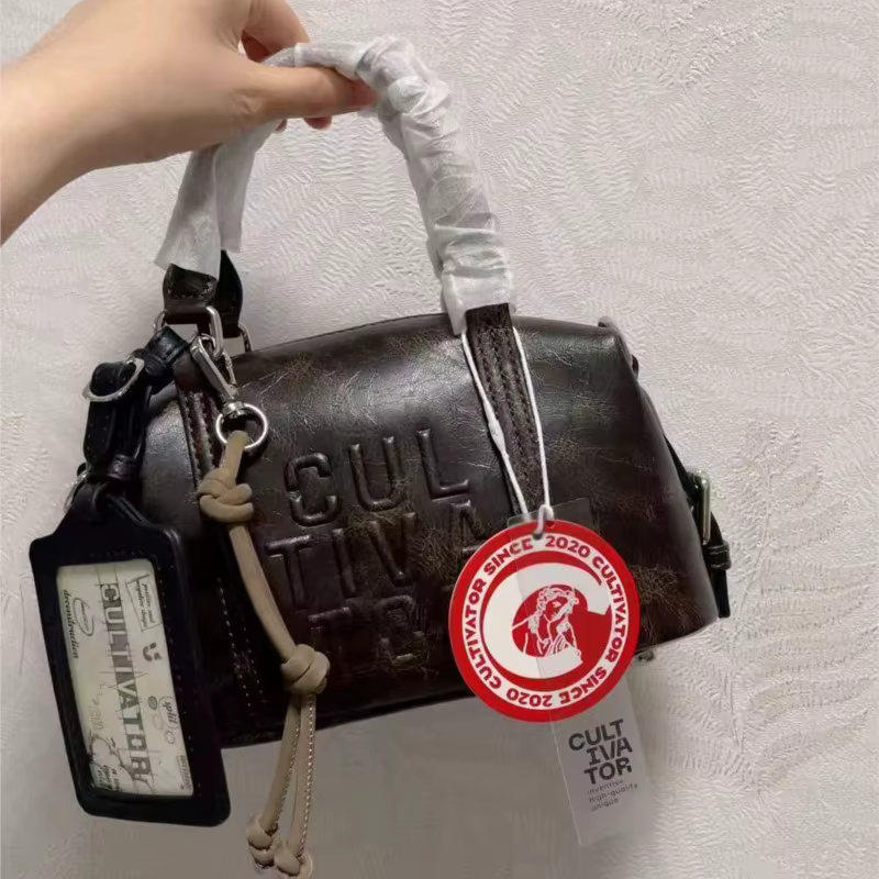 JIAERDI Style Vintage fente pour carte Boston sac à main femmes à la mode multifonctionnel sac à bandoulière dames en
