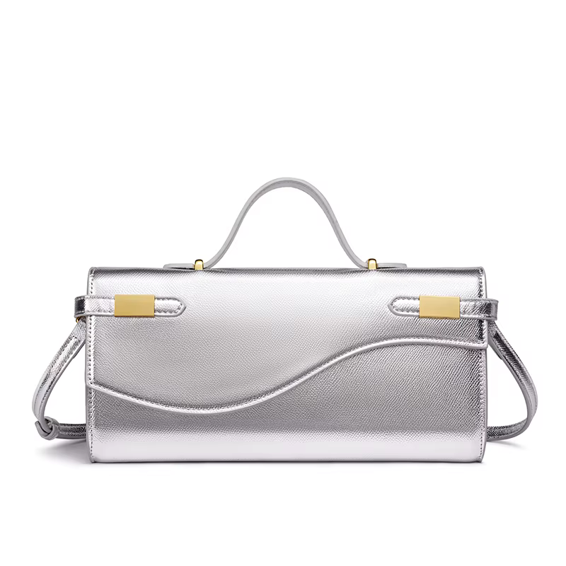 2025 transfrontalier nouveau cuir PU texture vintage pochette mode mini sac à main dames banlieue diagonale sac