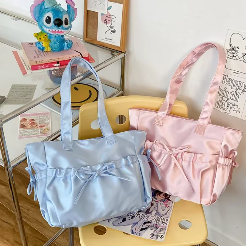 Sac à bandoulière en Nylon plissé pour femmes
