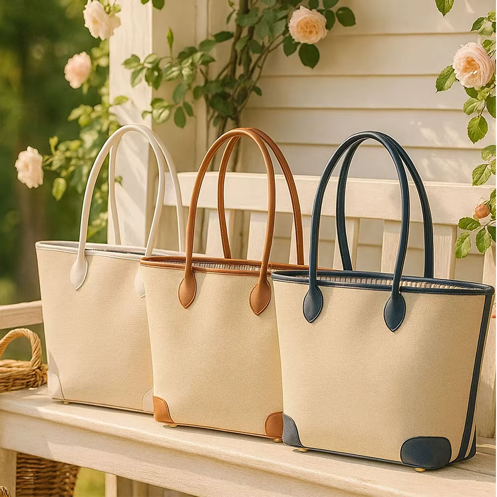 Sac à main de plage en lin pour femmes