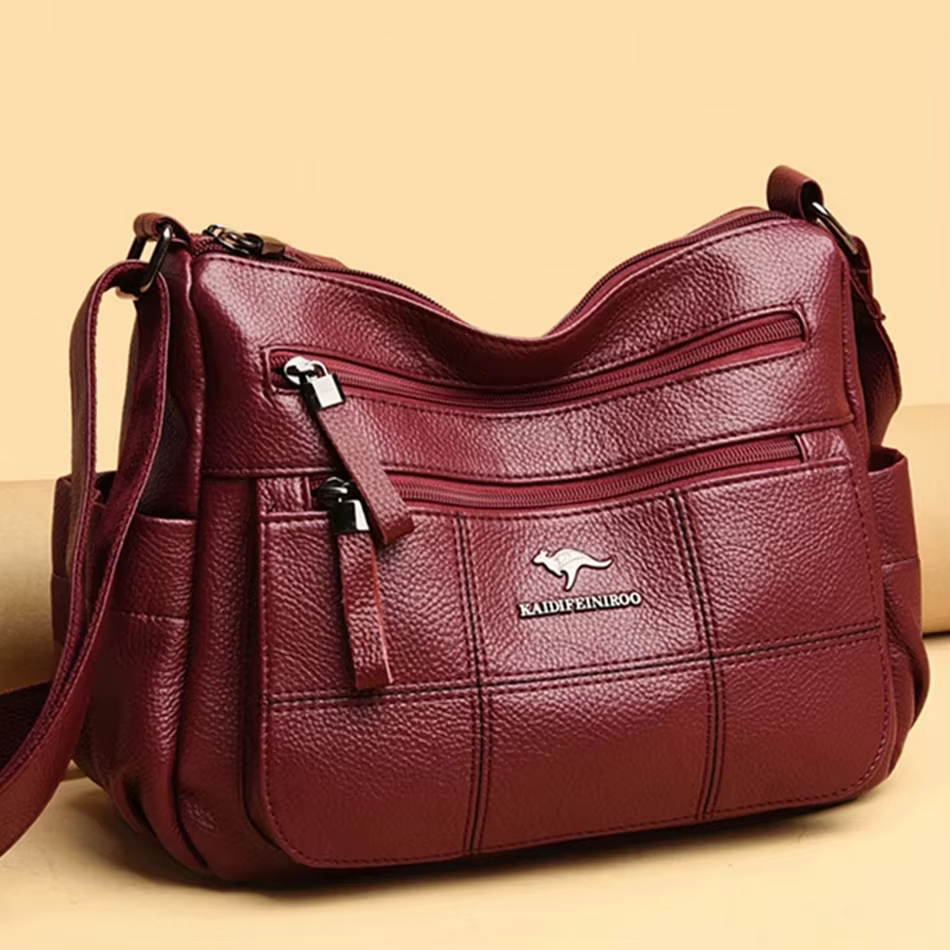 Sac à main en cuir véritable pour femmes