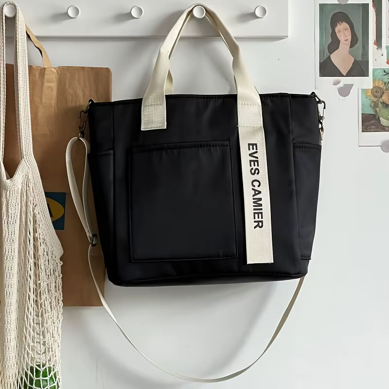 EVE's CAMER Sac à main multi-poches avec bandoulière réglable et fermeture éclair