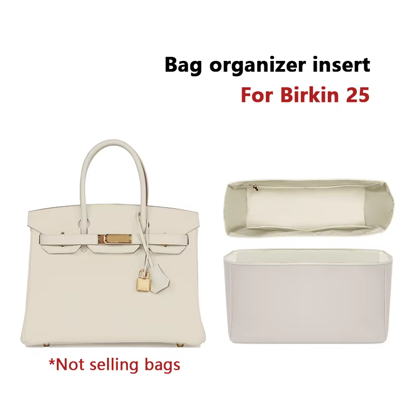 Organisateur de sac pour Birkin 25 avec support de maintien