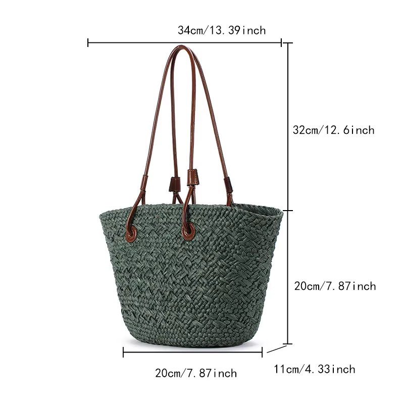 Sac tissé français élégant