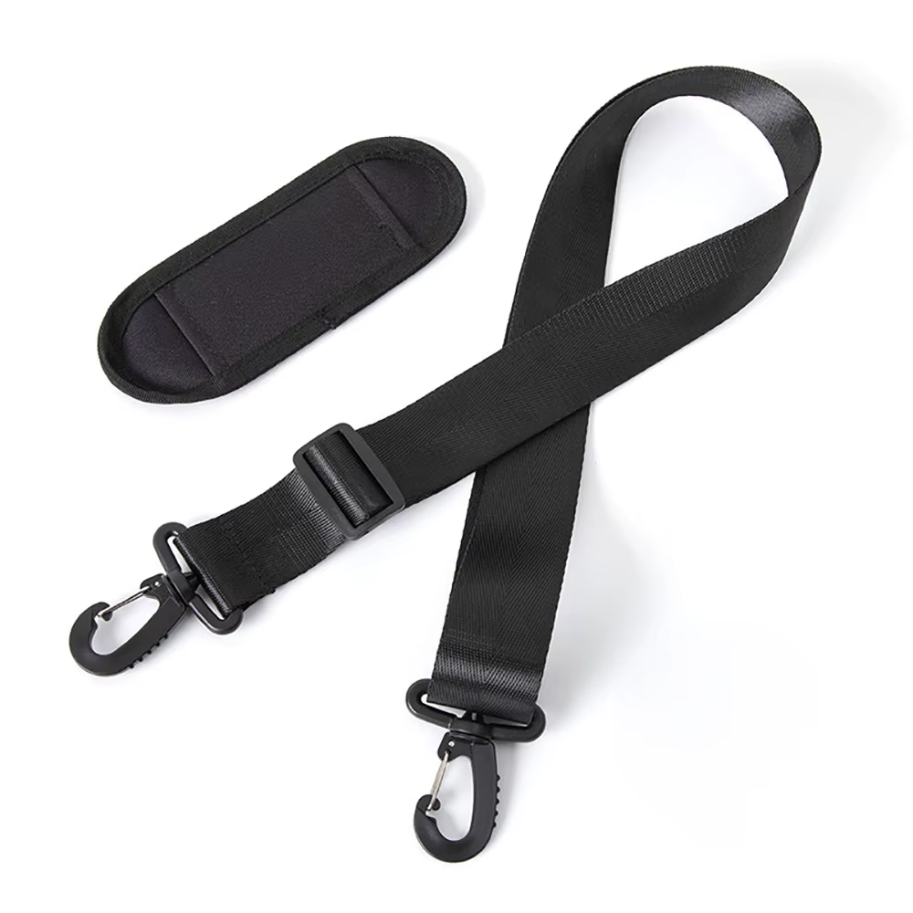 Sangle de sac réglable en nylon noir
