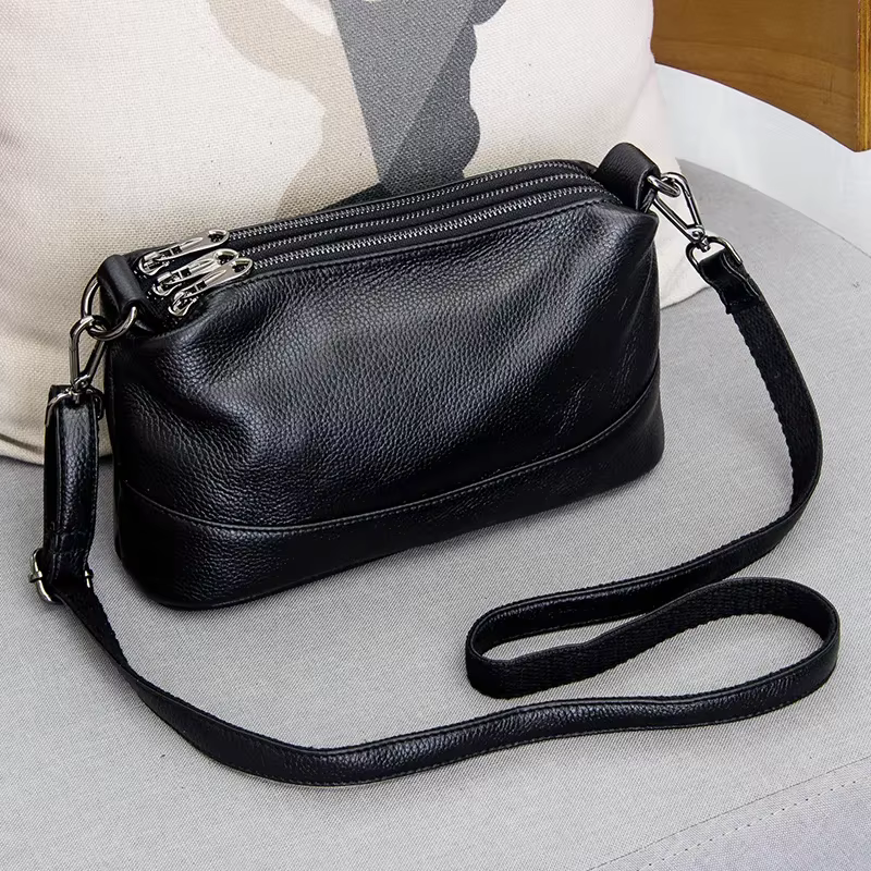 Arliwwi-Sac en cuir véritable pour femme