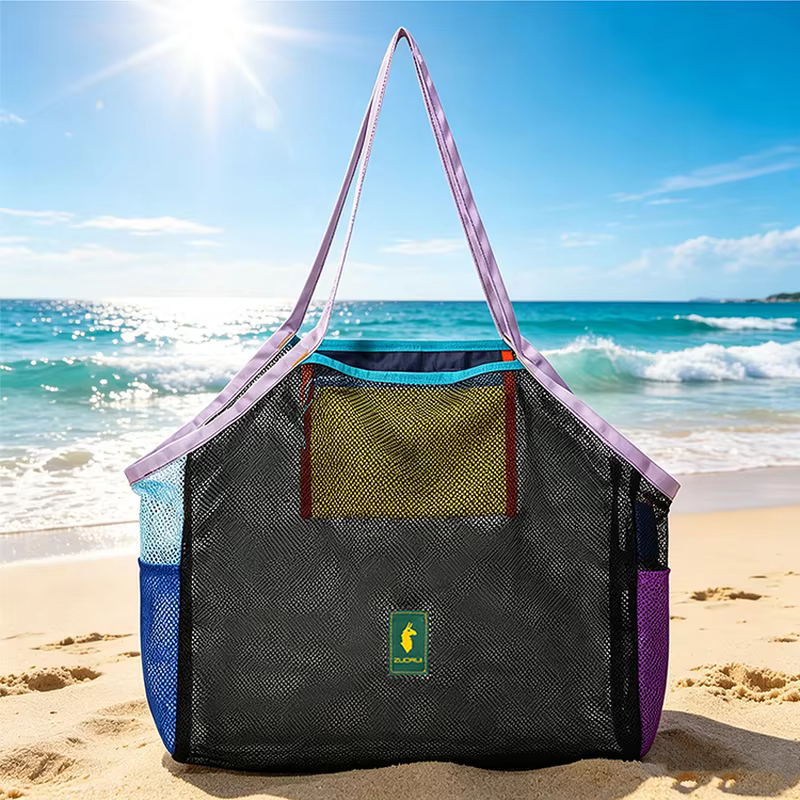 Sac fourre-tout en maille grande capacité pour adultes