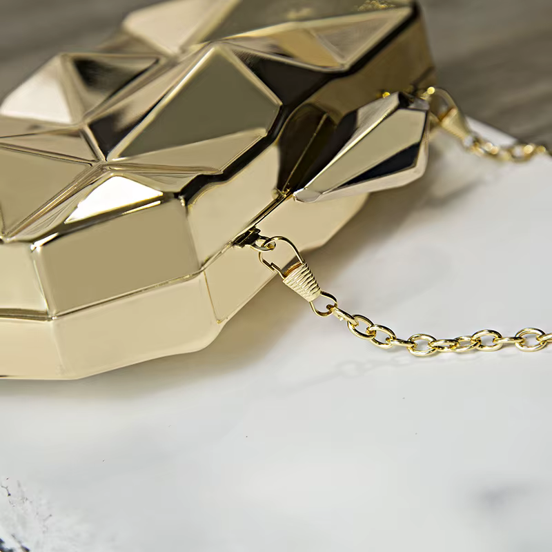 Luxe acrylique brillant boîte Mini pochette Banquet fête de mariage épaule bandoulière dîner sac concepteur pochettes de haute qualité