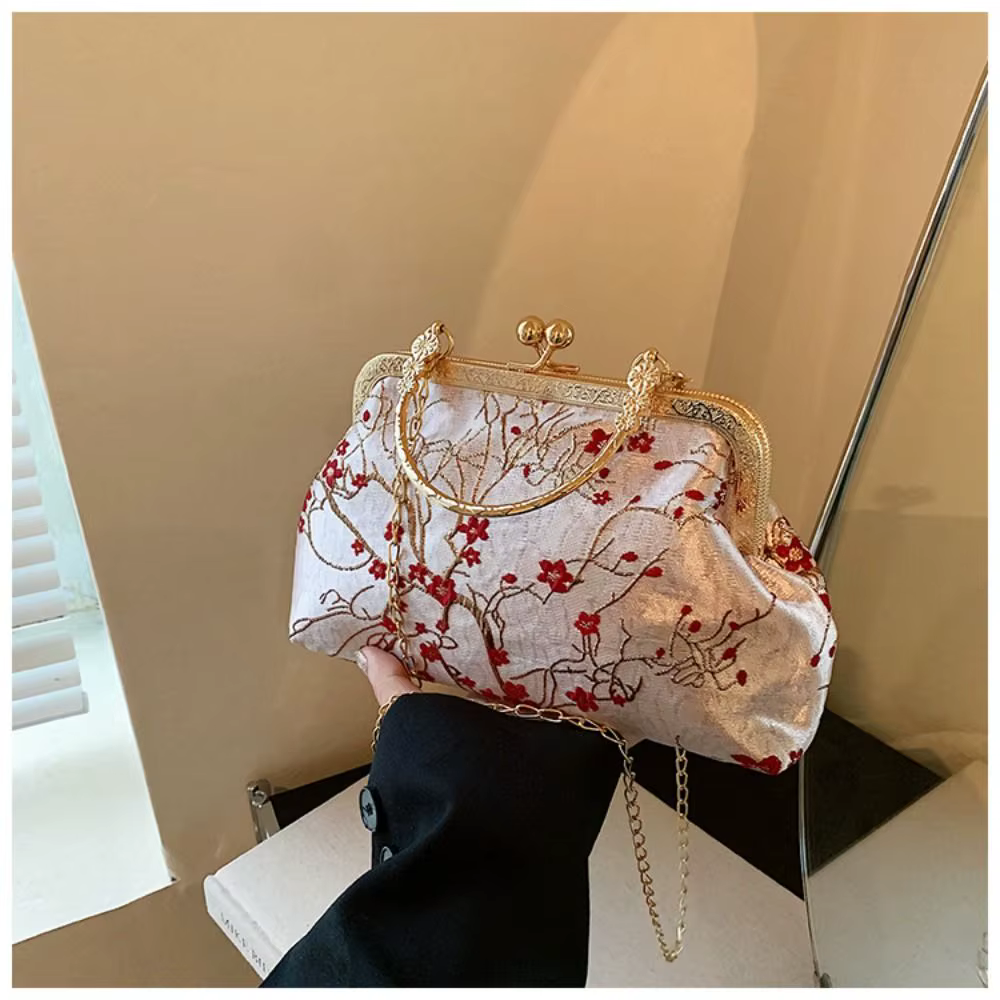 Sac à main en soie de Style chinois rétro