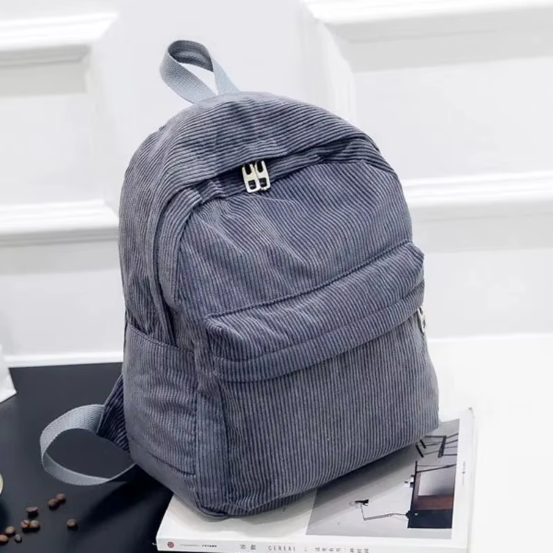 Sac à dos zippé tendance pour femmes