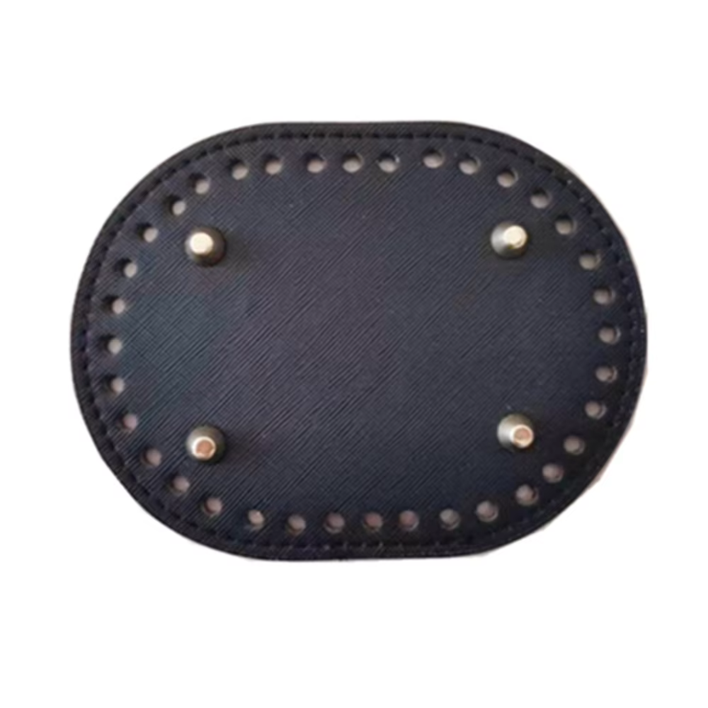 Fond de sac tricoté ovale
