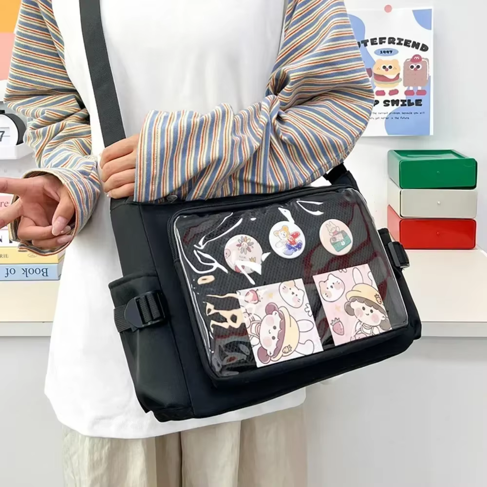 Sac à bandoulière Transparent japonais Y2K Lolita
