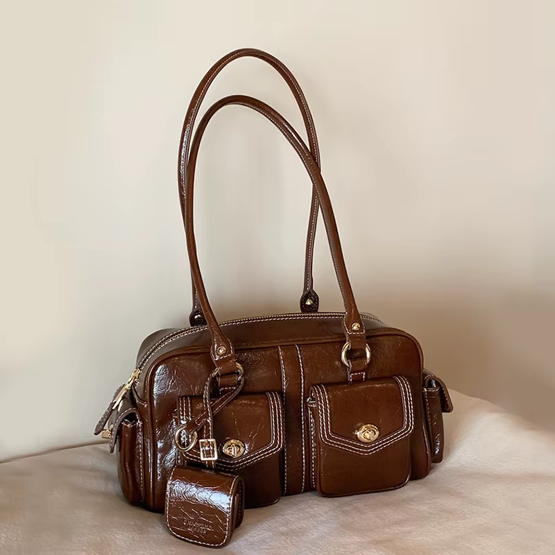 Sacs Boston de luxe, nouveaux sacs à main pour femmes