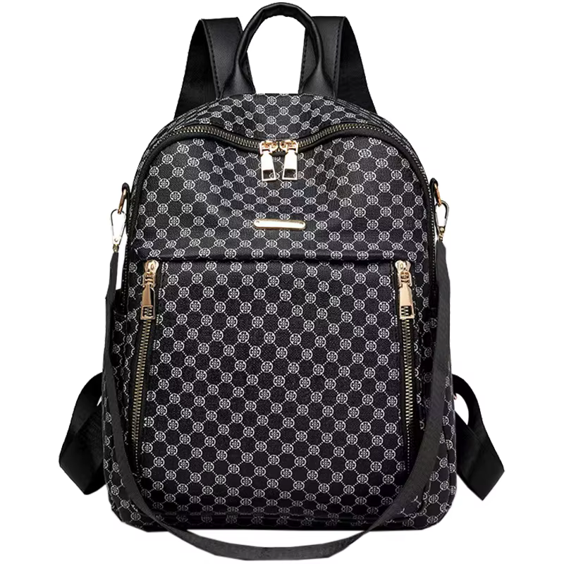 Sac à dos vintage à carreaux pour usage quotidien