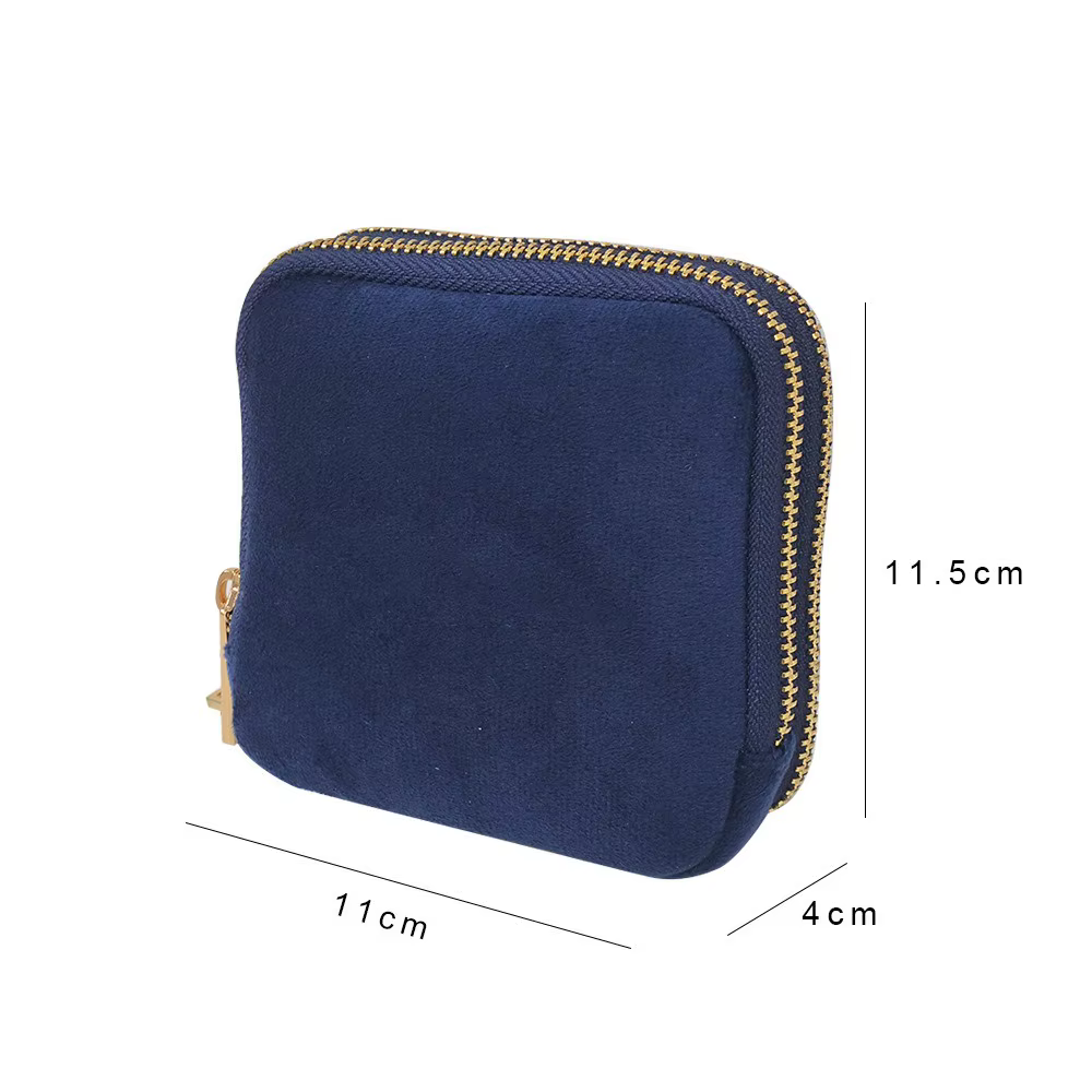 Pochette à bijoux double couche pour voyage