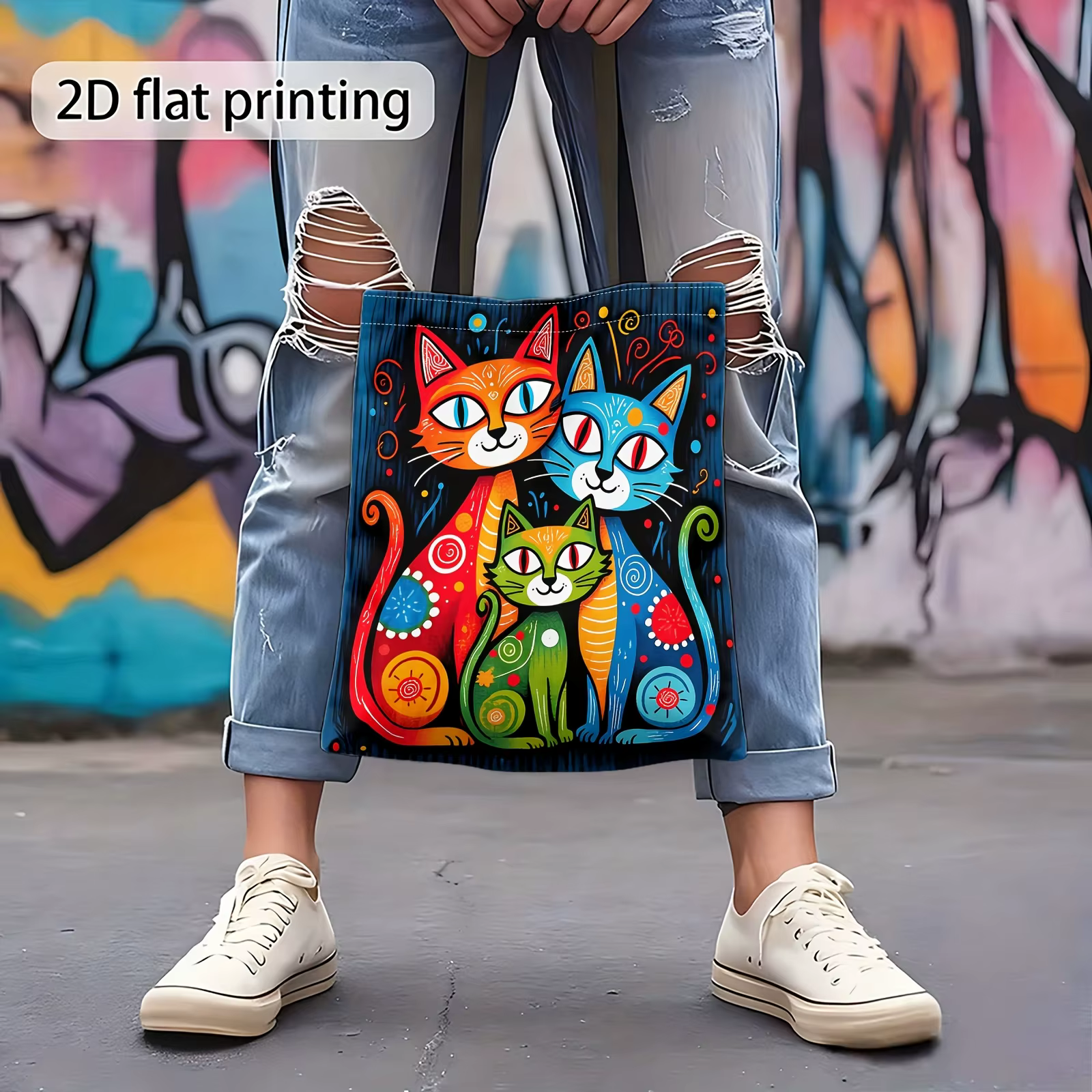 Sac fourre-tout imprimé en 2D