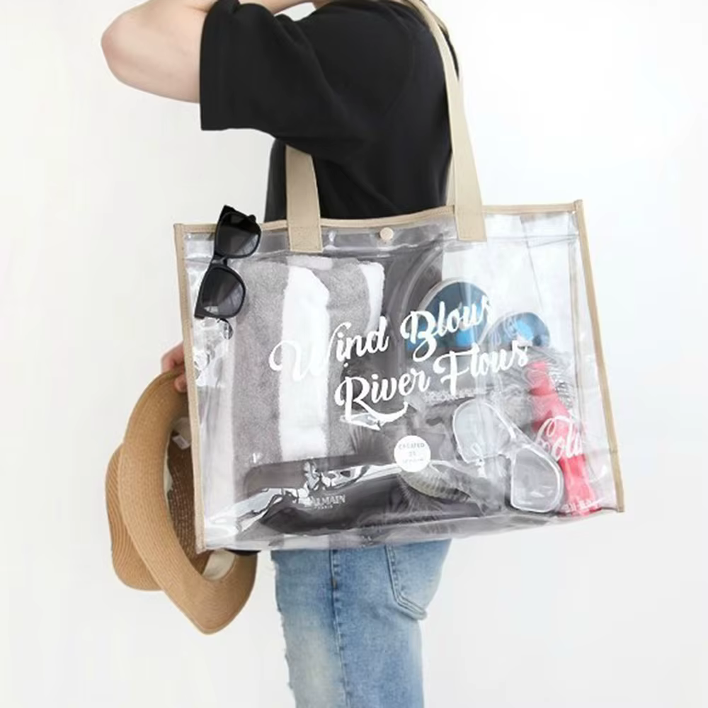 Pochette cosmétique fourre-tout de plage-sac de plage léger
