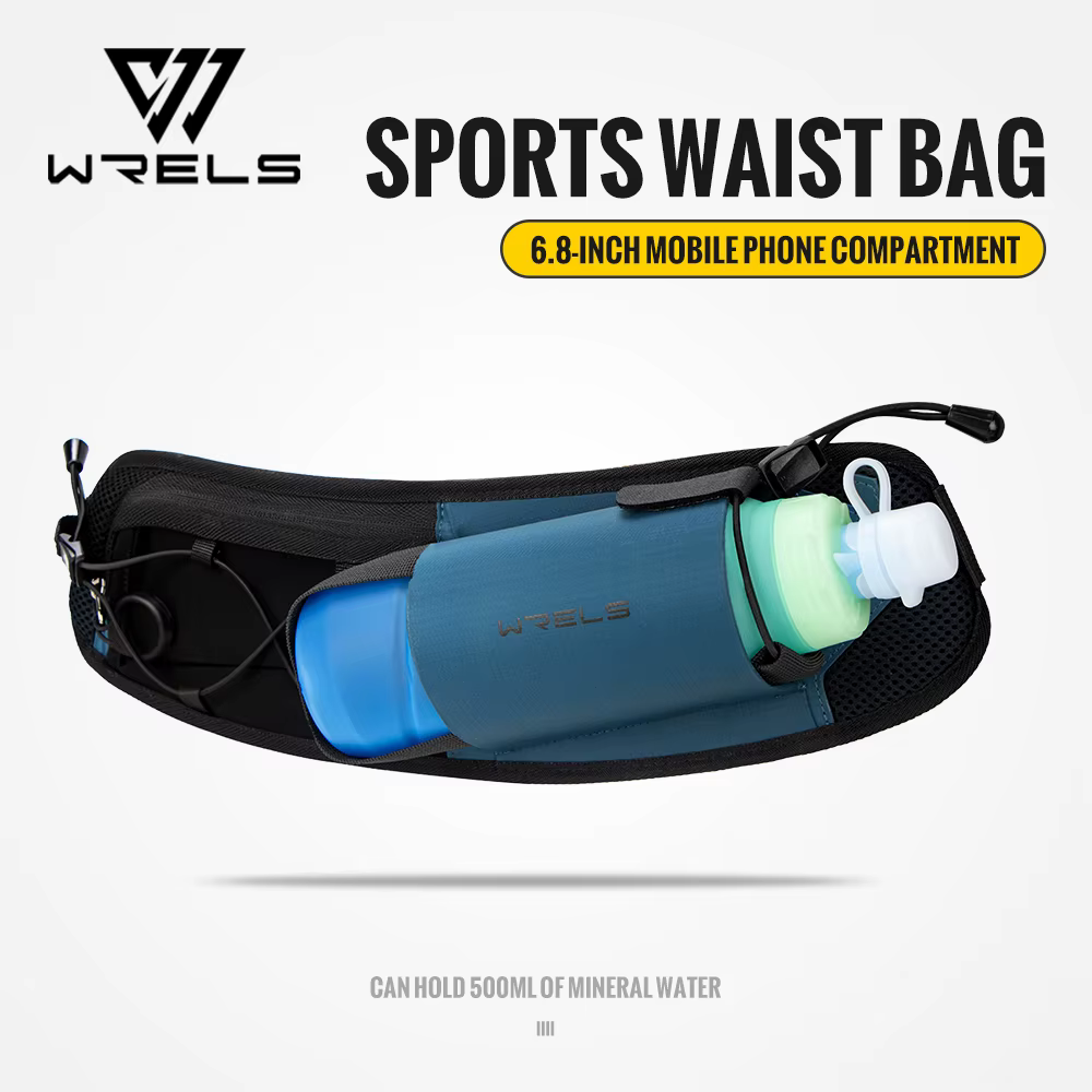 WRELS Sac Banane de Course Léger pour Homme et Femme