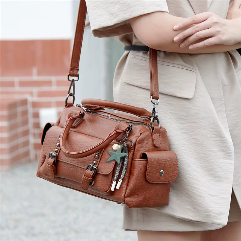 Femmes Faux cuir sacs à Main femme PU bandoulière