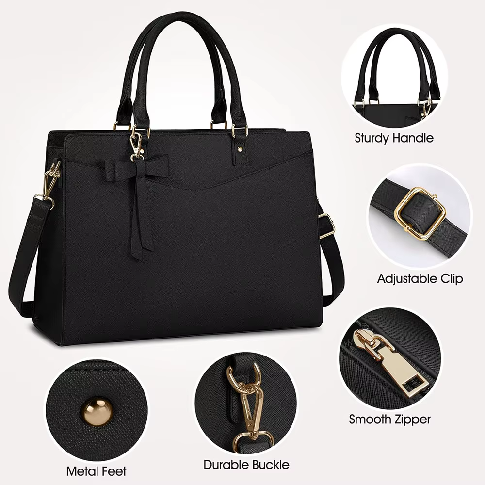 Sac pour ordinateur portable pour femmes 15.6 pouces en sac fourre-tout