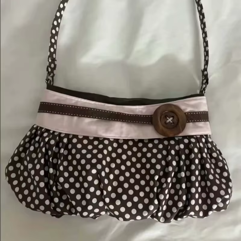 Sacs messagers tendance pour femmes 2026 Nouvelle collection Sac à main vintage à pois