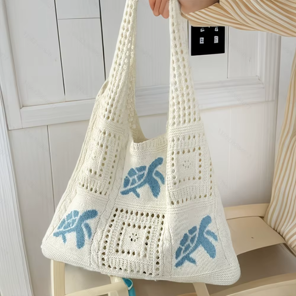 Sac fourre-tout de plage au crochet
