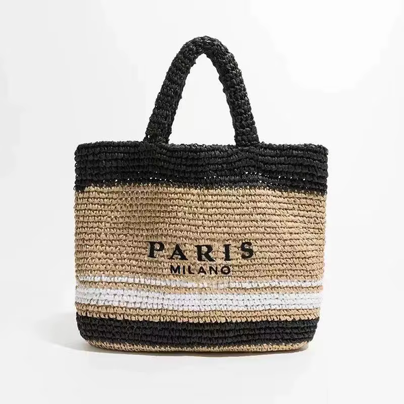 Sac à main en raphia pour femmes