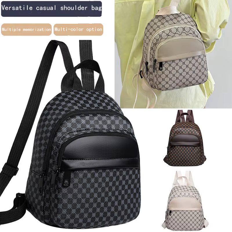 Sac à dos mini élégant à motifs multicolores