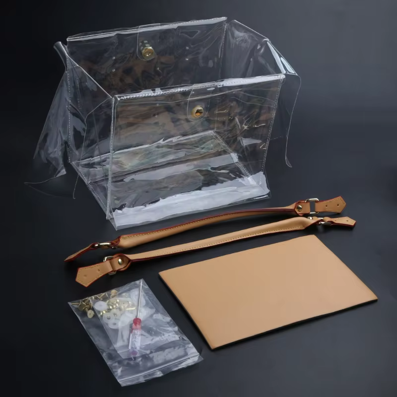 Sac à main en PVC transparent pour femmes et filles