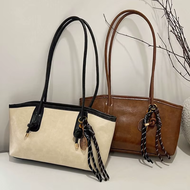 Sac à bandoulière en cuir PU pour femmes Y2K