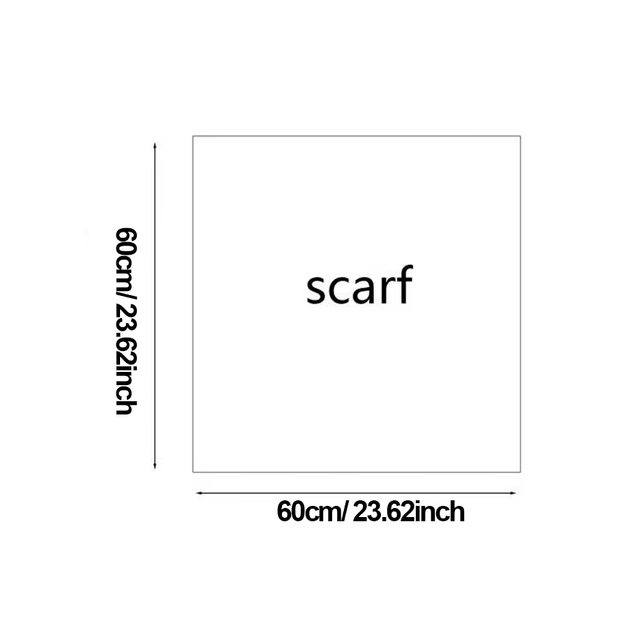 Écharpe de cou, petite écharpe polyvalente avec boucle magnétique
