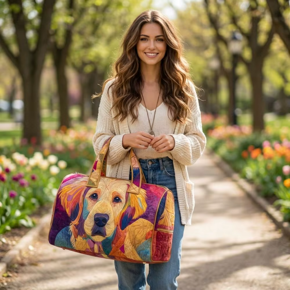 Sac fourre-tout pour femmes avec motifs de chiens