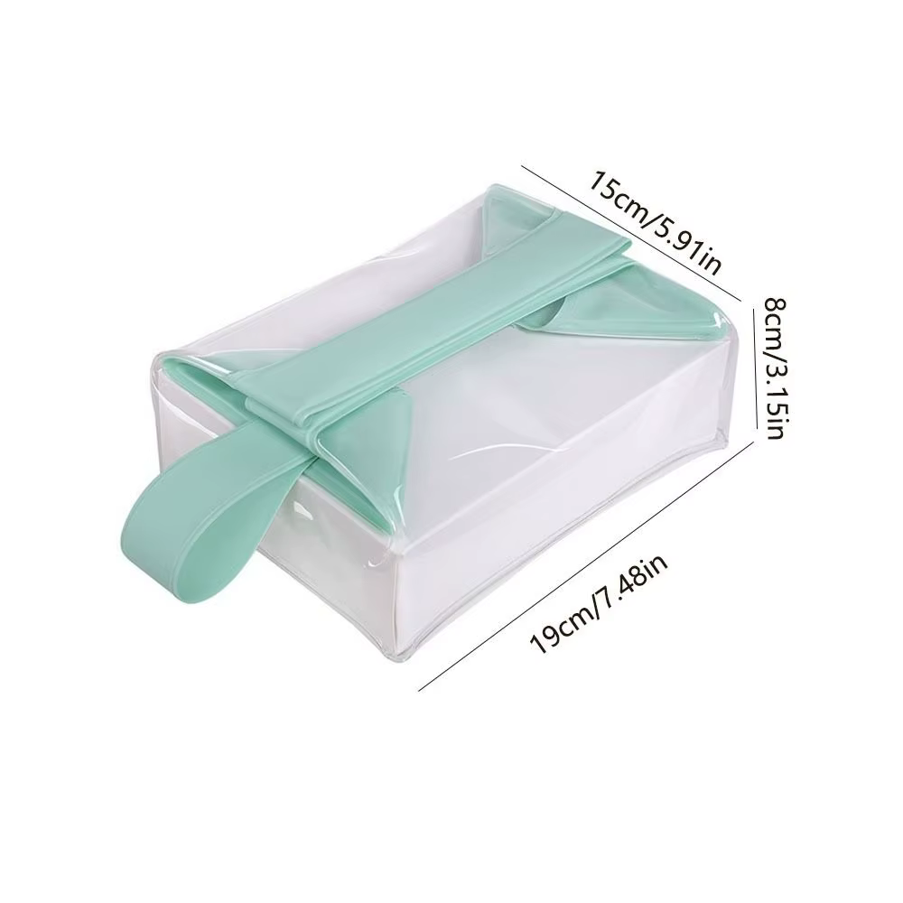 Sacs de toilette transparents à fermeture magnétique