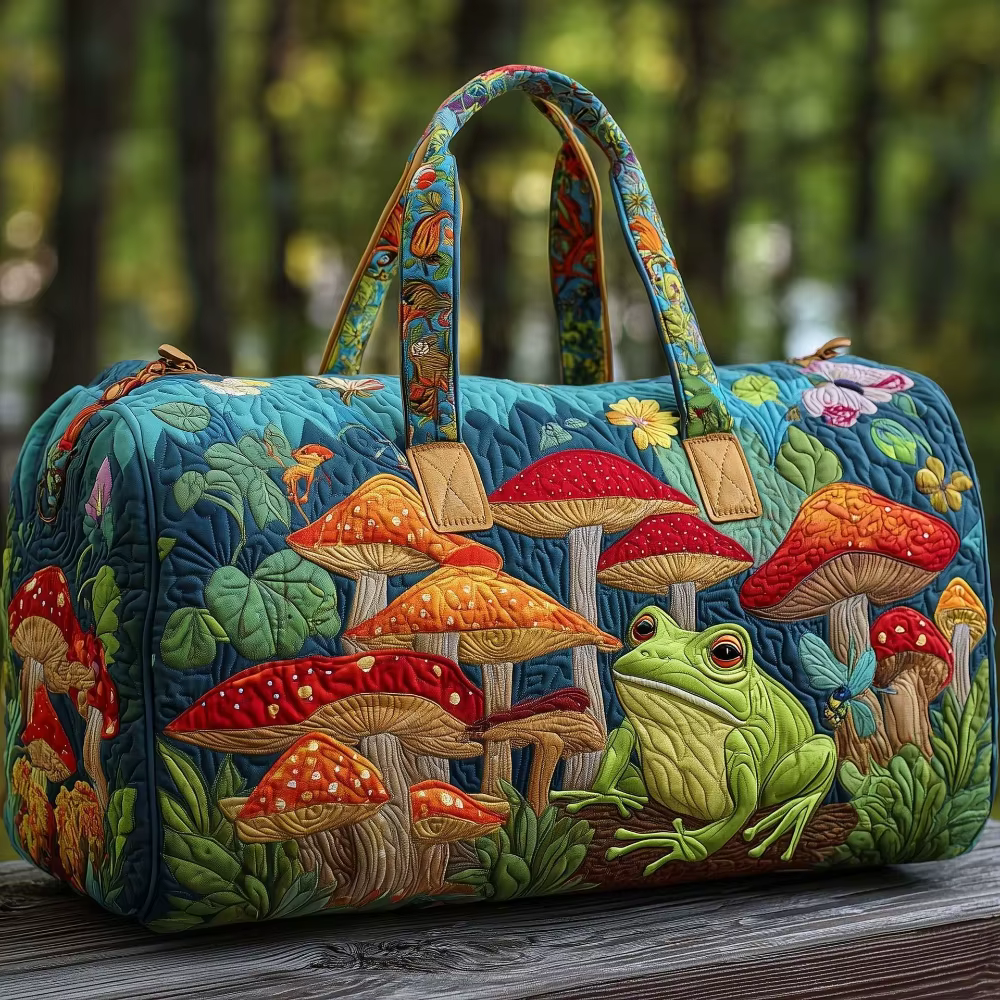 Sac de voyage 3D artisanal matelassé