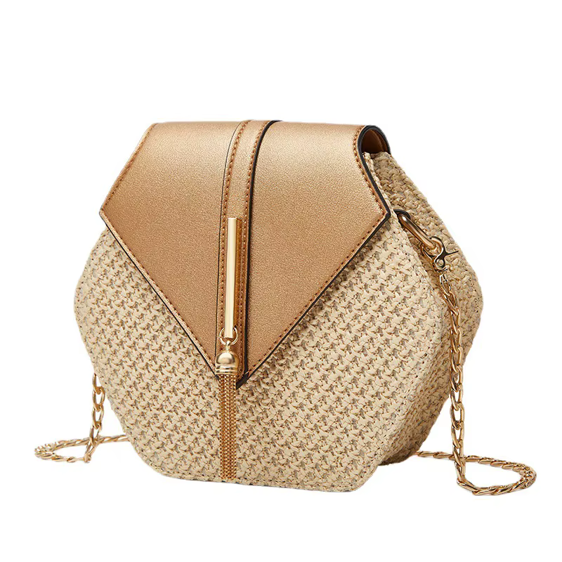Sac à main en rotin pour femmes