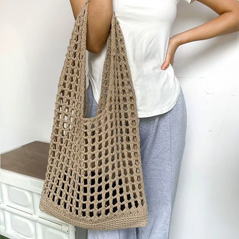 Sac fourre-tout en crochet pour femme